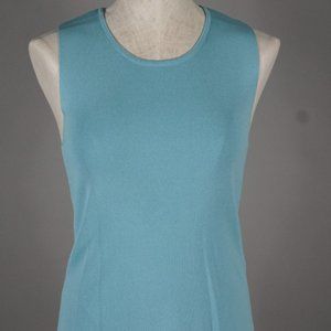 Cyrus Knit Sleeveless Tank top Blue